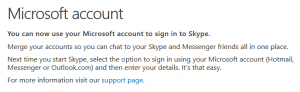 Skype and WLM, Microsoft account with Skype, MSN Messenger on Skype