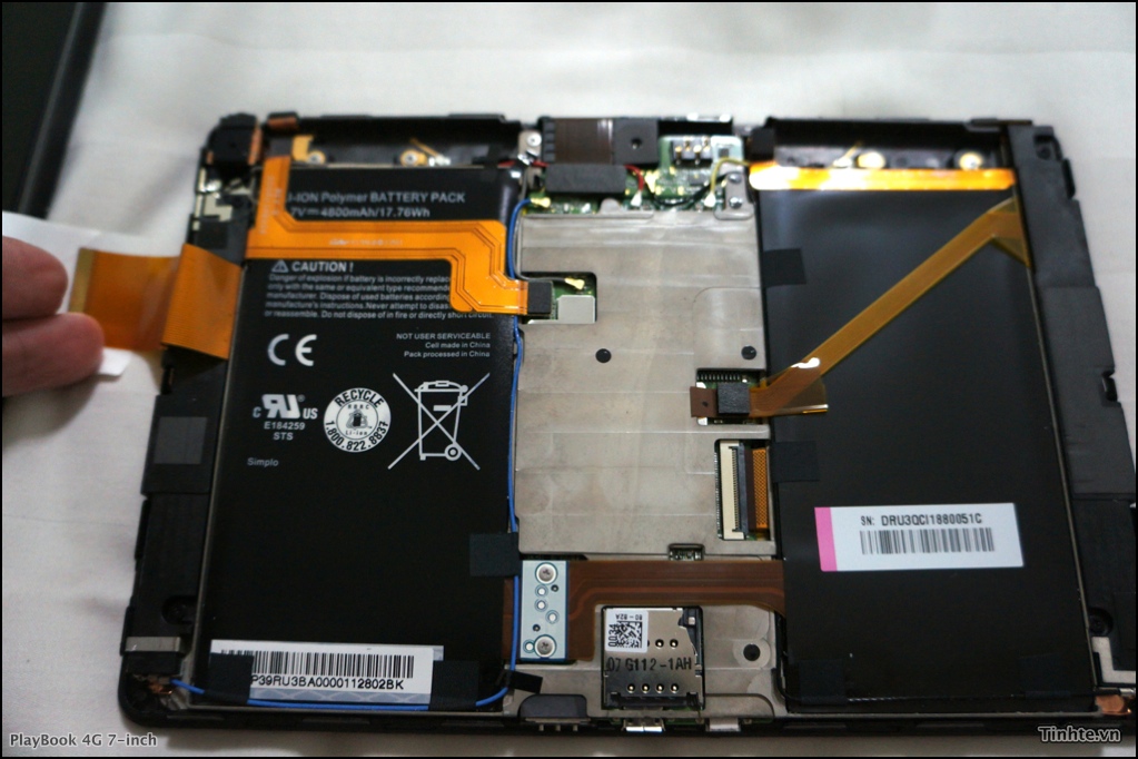 PlayBook Internal Components, BlackBerry 4G PlayBook, BB10