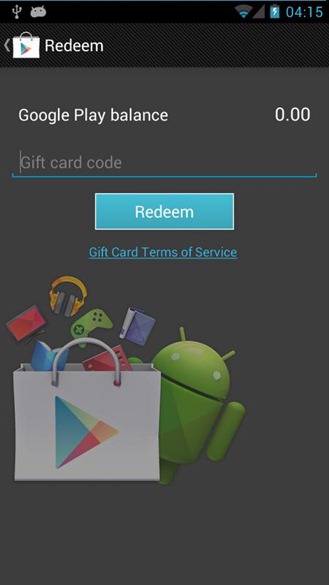 GooglePlay Giftcard, Android Media Store, Buy Android Games