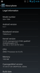 Android 4.2.1, Google OS Updates, Android ROM
