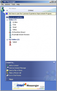 MSN Messenger 5.0, Windows Live Messenger 50, Skype