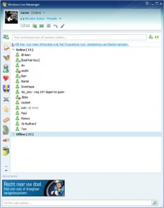 Windows Live Messenger 8.0, MSN messenger, Skype History
