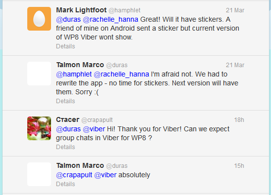 Viber for WP8, Viber App for Windows Phone 8 Features, Viber Calling and Messaging