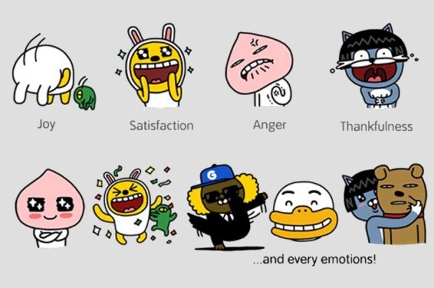 KakaoTalk Extends New Kakao Friends Stickers to Android 