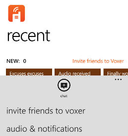 Voxer, Voxer for Windows Phone, invite Voxer friends