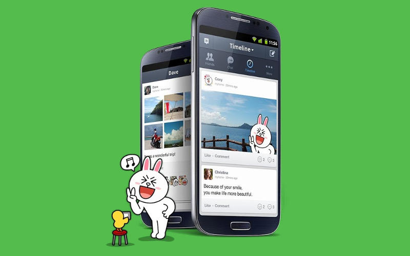 LINE Update, LINE app, LINE calling and messages