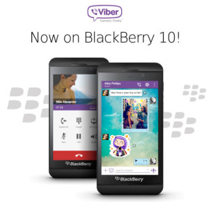 Viber, BlackBerry 10, new BB10 apps