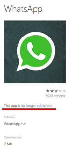 WhatsApp, WhatsApp for WP, Windows Phone msg app