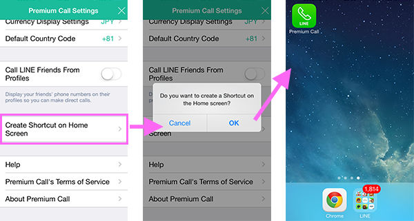 LINE Call, LINE Premium Call, free chat apps