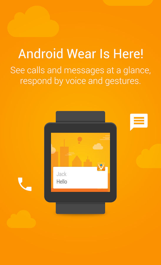 Vonage, Android Wear, Vonage Mobile app