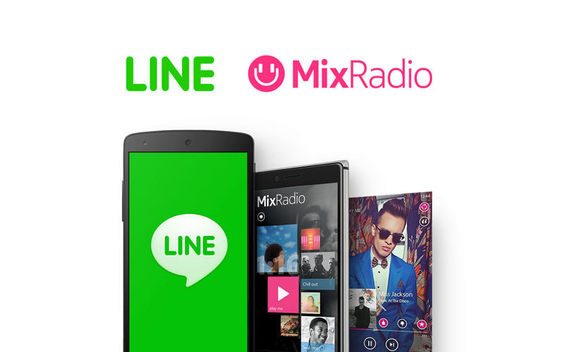 LINE MixRadio, LINE app, LINE Messaging