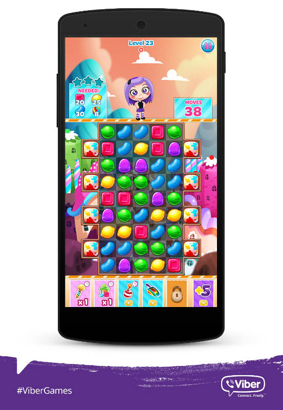 Viber Candy Mania, Viber Games, Viber messaging and calling app
