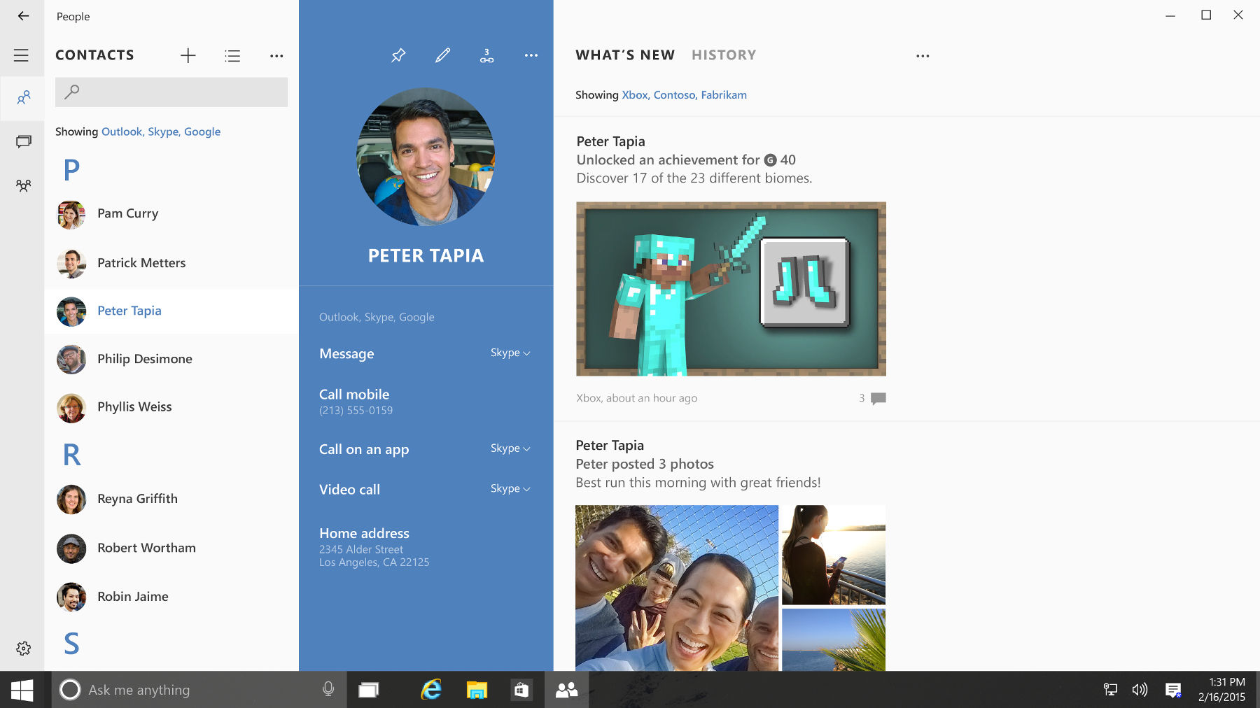 Skype on Windows 10, Skype app, VoIP and IM