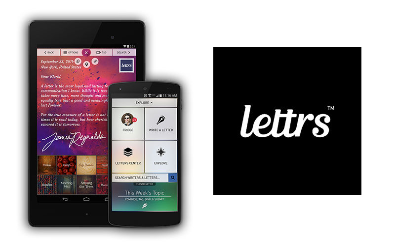 lettrs, Letter writing app, messaging apps