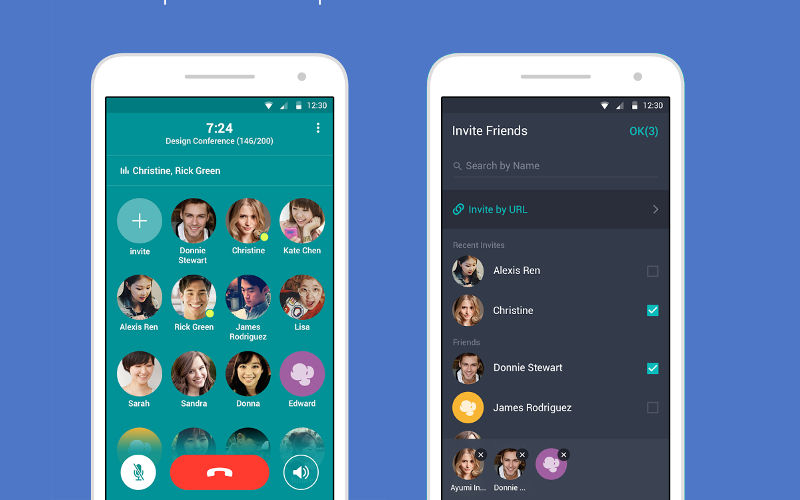 LINE Popcorn Buzz, Video chat apps, voice group chat