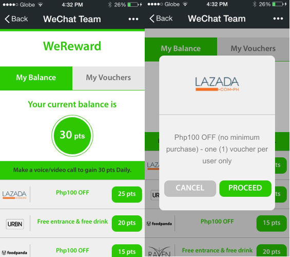 WeChat Rewards, WeChat points, earn WeChat loyalty prizes