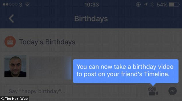 FB birthdays, Facebook birthday alarm, events